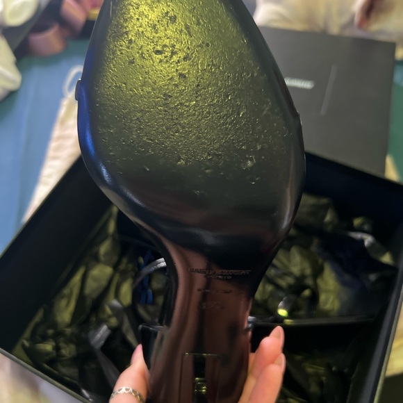 SAINT LAURENT OPYUM ANKLE STRAP SANDAL - Picture 5 of 9